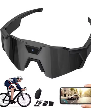 HD Video Camera Bril – Sport Zonnebril met Ingebouwde Recorder