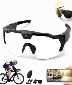 HD Video Camera Bril – Sport Zonnebril met Ingebouwde Recorder