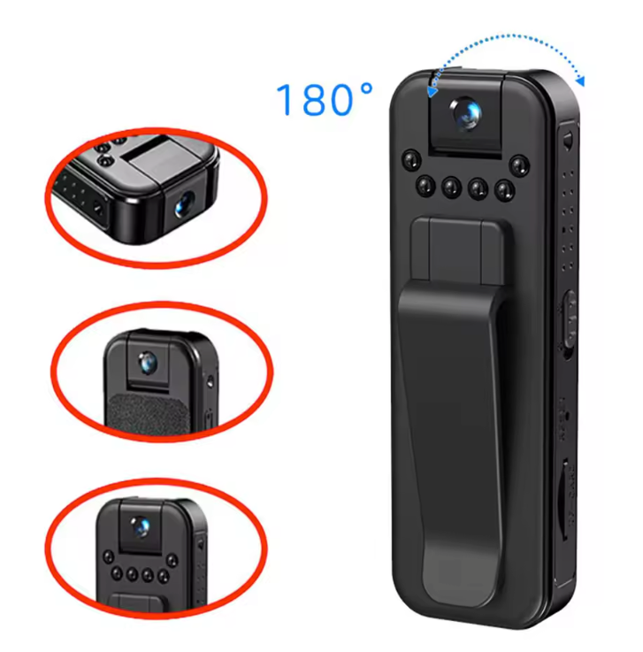 Mini Sport Camera 1080P – Draagbare Bodycam met Nachtzicht en Clip