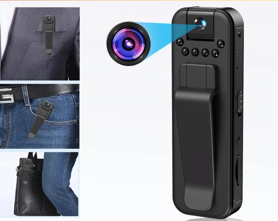 Mini Sport Camera 1080P – Draagbare Bodycam met Nachtzicht en Clip