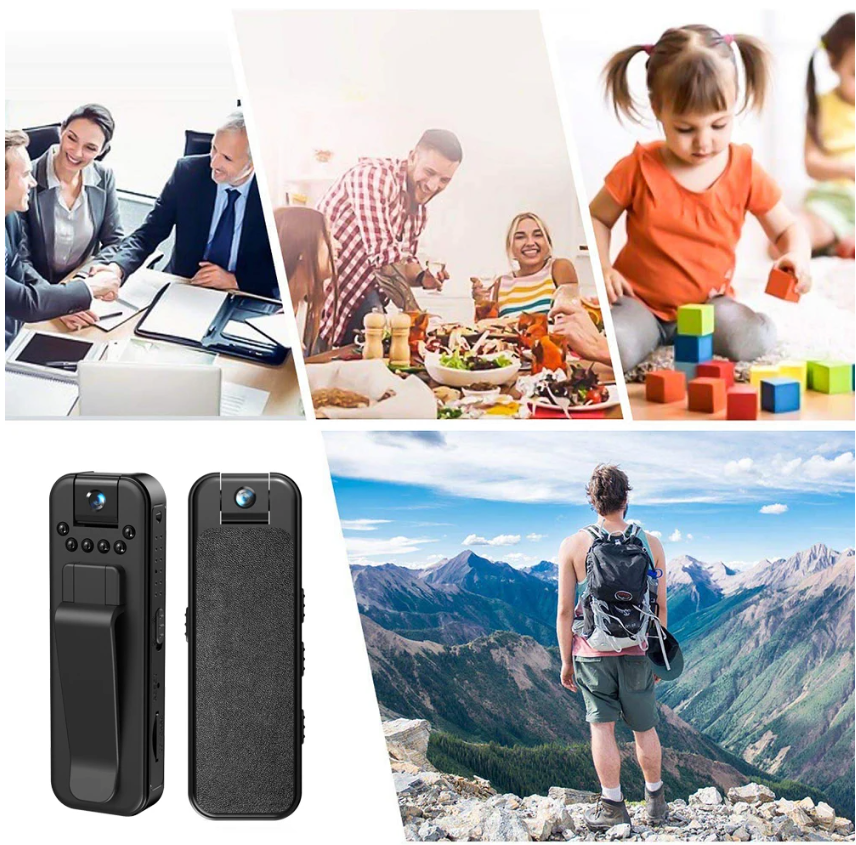 Mini Sport Camera 1080P – Draagbare Bodycam met Nachtzicht en Clip