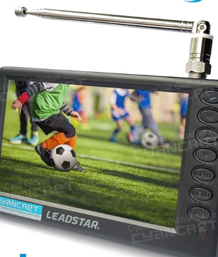 Draagbare Mini TV 5 Inch – Digitale TV met Accu en USB