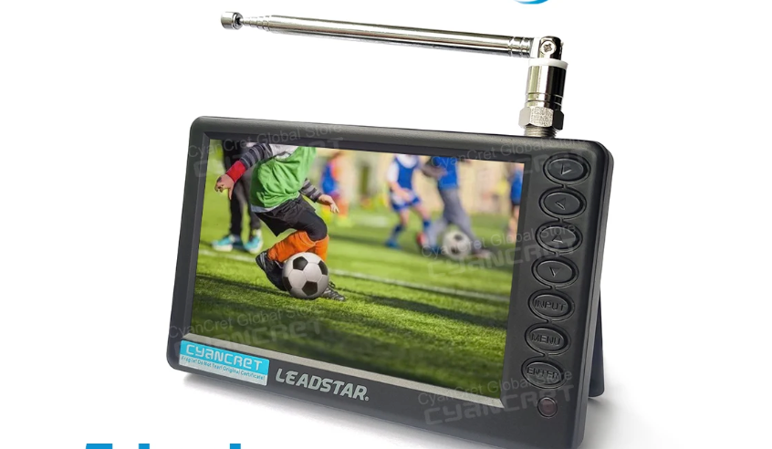 Draagbare Mini TV 5 Inch – Digitale TV met Accu en USB