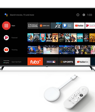 Android TV Stick 4K – WiFi 6 met Voice Remote en Android 14