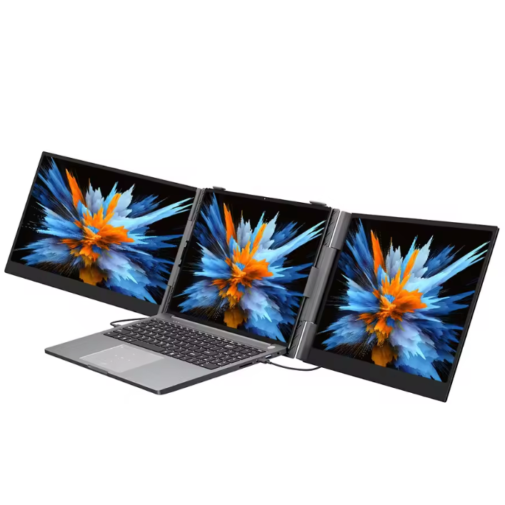 Laptop Screen Extender 14 Inch – FHD IPS Draagbaar Triple Monitor