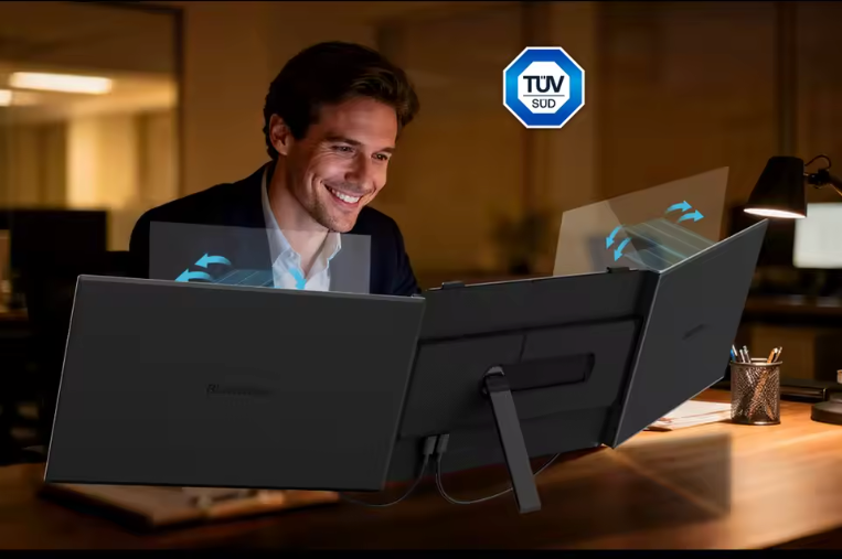 Laptop Screen Extender 14 Inch – FHD IPS Draagbaar Triple Monitor