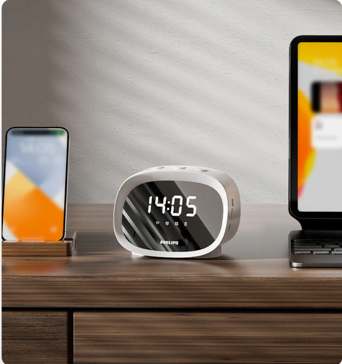 Bluetooth Speaker met Wekker – Draadloze Speaker en Alarmklok