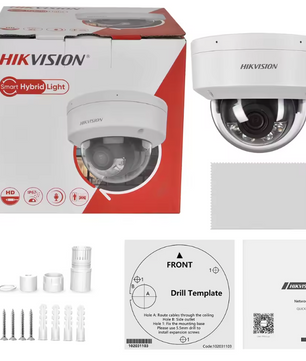 4K IP Beveiligingscamera 8MP – POE Dome met Nachtzicht en Audio