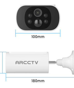 2K Solar Beveiligingscamera Set – Draadloos met Alarm en Audio