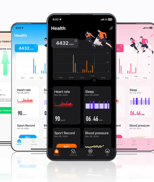 Sport Smartwatch – Hartslagmeter Fitness Tracker Waterdicht