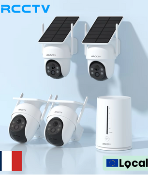 2K Solar Beveiligingscamera Set – Draadloos met Pan Tilt en Nachtzicht