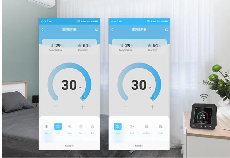 Smart IR Thermostaat WiFi – Airco Controller met App en Voice