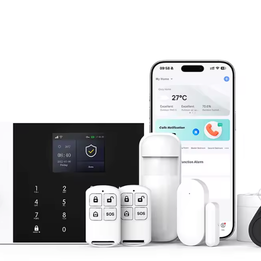 WiFi GSM Alarmsysteem Set – Smart Beveiliging met Sensoren