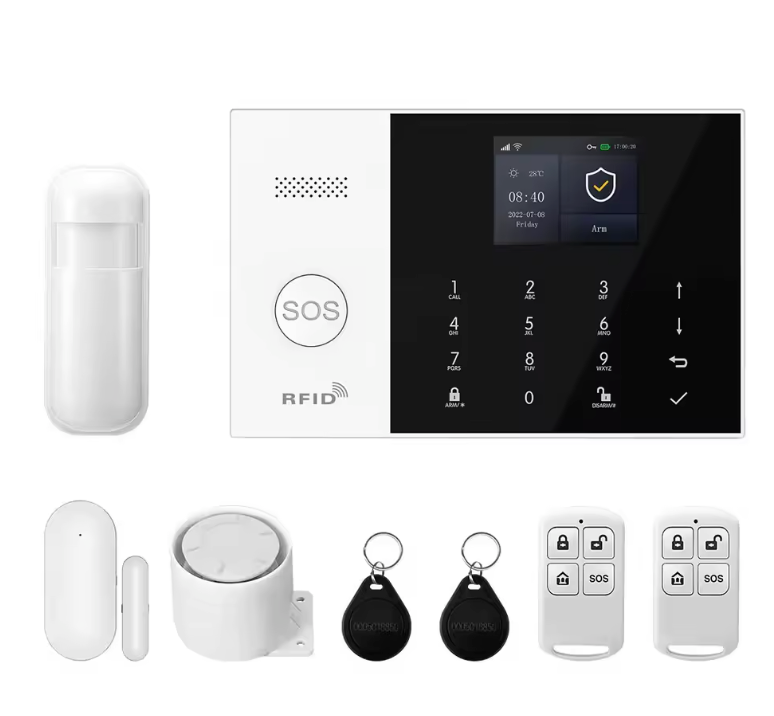 WiFi GSM Alarmsysteem Set – Smart Beveiliging met Sensoren