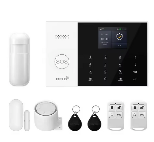 WiFi GSM Alarmsysteem Set – Smart Beveiliging met Sensoren