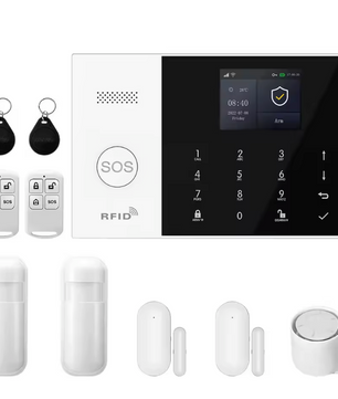 WiFi GSM Alarmsysteem Set – Smart Beveiliging met Sensoren