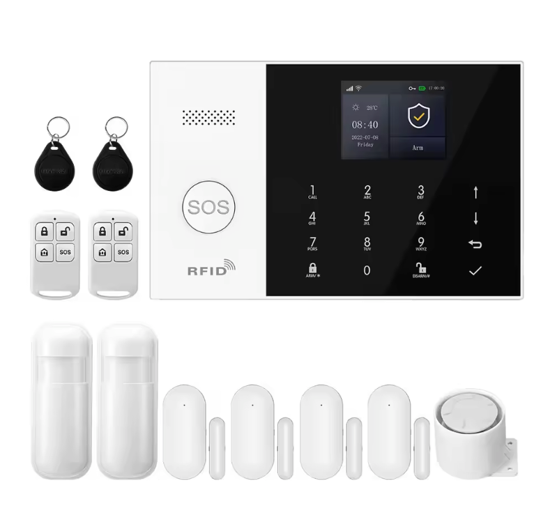 WiFi GSM Alarmsysteem Set – Smart Beveiliging met Sensoren