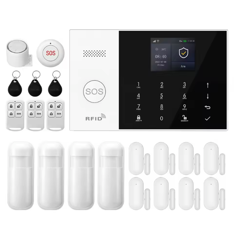 WiFi GSM Alarmsysteem Set – Smart Beveiliging met Sensoren