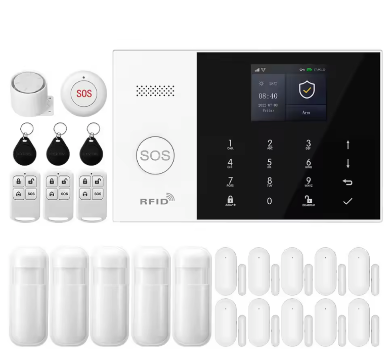 WiFi GSM Alarmsysteem Set – Smart Beveiliging met Sensoren