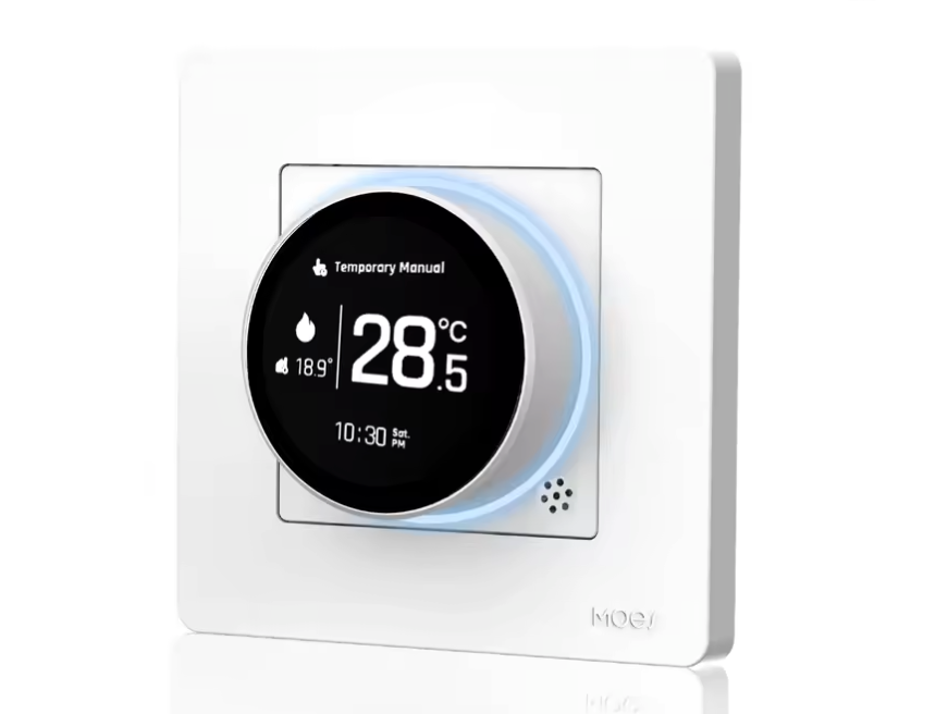 Smart Knop Thermostaat Zigbee – Vloerverwarming en CV App Control
