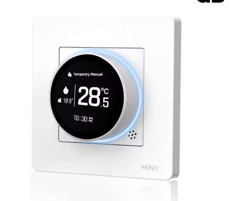 Smart Knop Thermostaat Zigbee – Vloerverwarming en CV App Control