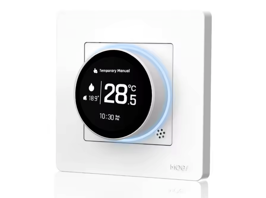 Smart Knop Thermostaat Zigbee – Vloerverwarming en CV App Control