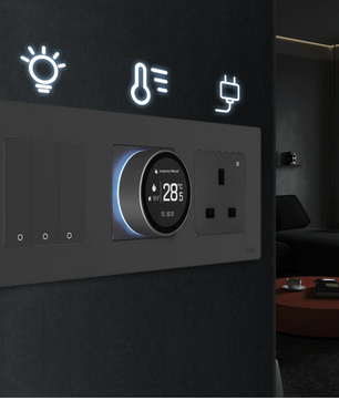 Smart Knop Thermostaat Zigbee – Vloerverwarming en CV App Control