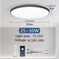 Smart LED Plafondlamp – Dimbaar met Afstandsbediening