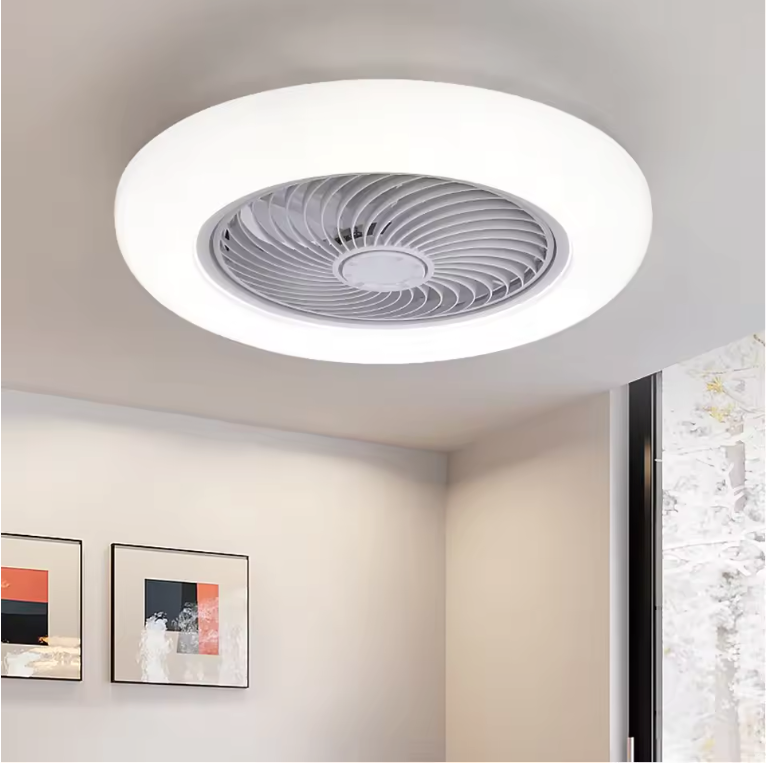 Plafondventilator met LED Lamp – Stil en Afstandsbediening