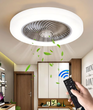 Plafondventilator met LED Lamp – Stil en Afstandsbediening