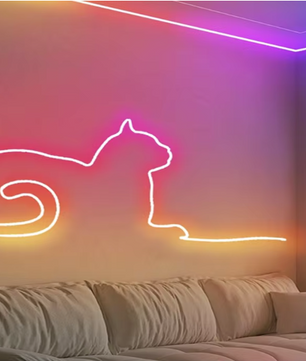 Smart RGBIC LED Neon Strip – WiFi en Muziek Sync Verlichting