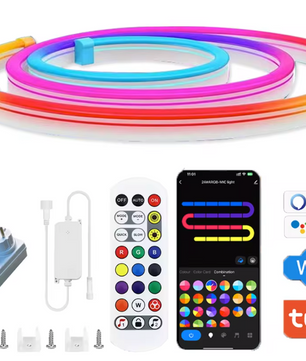 Smart RGBIC LED Neon Strip – WiFi en Muziek Sync Verlichting
