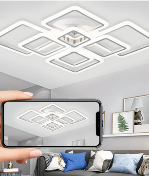 Smart LED Plafondlamp – Dimbaar met App en Afstandsbediening