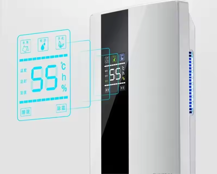 2-in-1 Luchtontvochtiger en Luchtreiniger – H13 HEPA Filter, Stil, Timer en Afstandsbediening