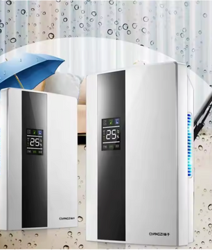 2-in-1 Luchtontvochtiger en Luchtreiniger – H13 HEPA Filter, Stil, Timer en Afstandsbediening