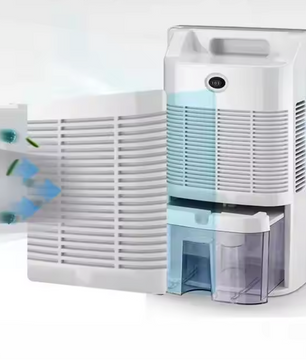 2-in-1 Luchtontvochtiger en Luchtreiniger – H13 HEPA Filter, Stil, Timer en Afstandsbediening