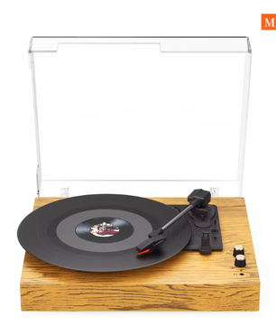 Vintage Platenspeler 3 Snelheden met Stereo Geluid en Voorversterker