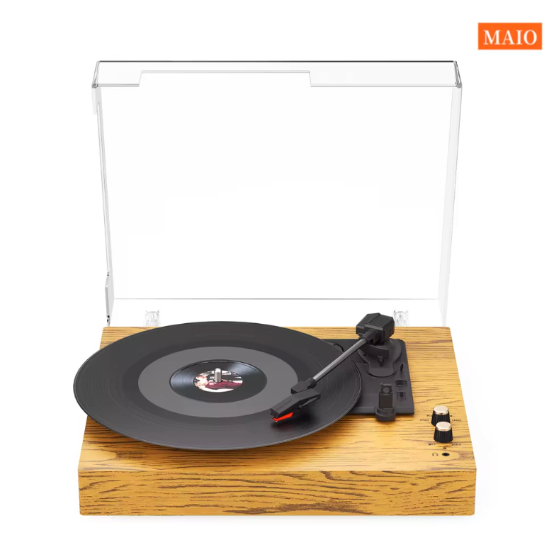 Vintage Platenspeler 3 Snelheden met Stereo Geluid en Voorversterker