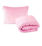 2-in-1 Reisdeken en Kussen – Coral Fleece Zachte Warme Travel Blanket