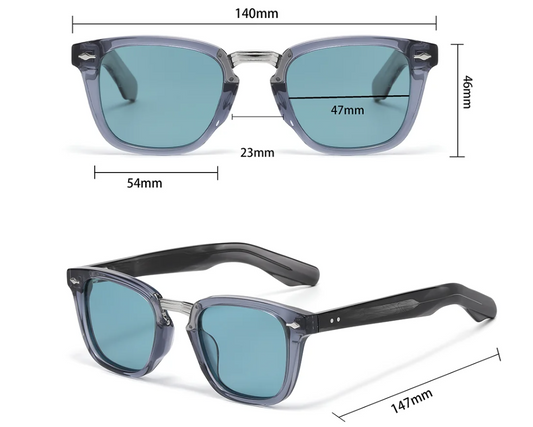Zonnebril Vierkant – UV400 Bescherming Stijlvolle Fashion Bril Unisex