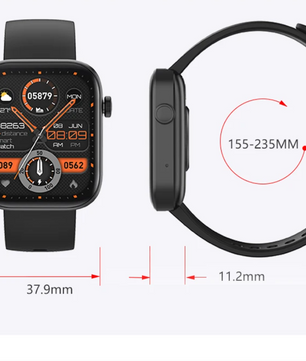 Smartwatch met Bellen – Gezondheidsmonitor en 100+ Sportmodi