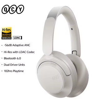Draadloze Over-Ear Koptelefoon – ANC Noise Cancelling en Hi-Res Audio