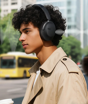 Draadloze Over-Ear Koptelefoon – ANC Noise Cancelling en Hi-Res Audio