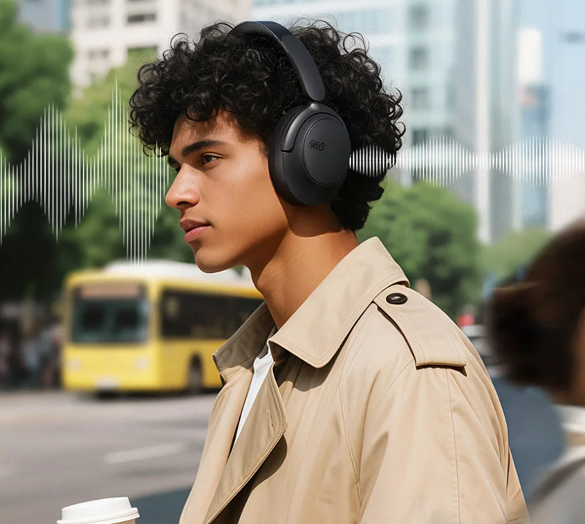 Draadloze Over-Ear Koptelefoon – ANC Noise Cancelling en Hi-Res Audio