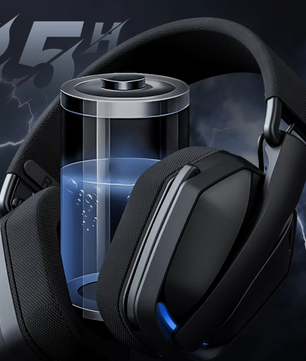 Draadloze Gaming Headset – Bluetooth, 2.4GHz en Microfoon, Ultra-Licht