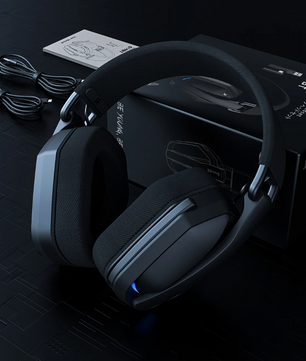 Draadloze Gaming Headset – Bluetooth, 2.4GHz en Microfoon, Ultra-Licht