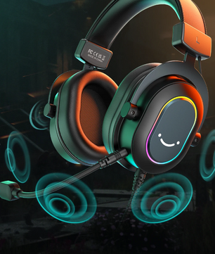Gaming Headset USB – 7.1 Surround Sound, RGB en Microfoon, Comfortabel Design