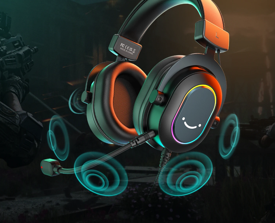 Gaming Headset USB – 7.1 Surround Sound, RGB en Microfoon, Comfortabel Design