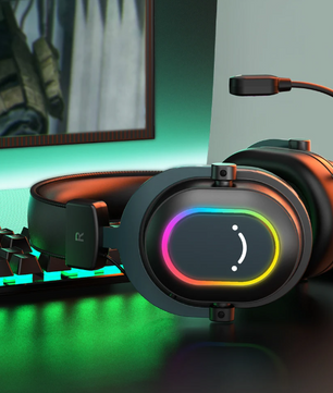 Gaming Headset USB – 7.1 Surround Sound, RGB en Microfoon, Comfortabel Design