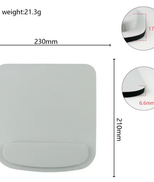 Ergonomische Muismat met Polssteun – Comfortabele Antislip Bureau Accessoire